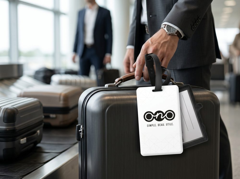 Etiquette à bagage